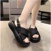 The 2025New Style of Sandals for Women Is Fashionable,High-end,Thick-soled,Versatile,Casual Roman Shoes and Simple Women's Shoes