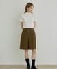 Aejeuipeu Fiore Midi Skirt (Brown)