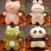 Animal Cartoon Frog Rabbit Plush Toy Cute Pig Panda Doll Children Festivals Gift