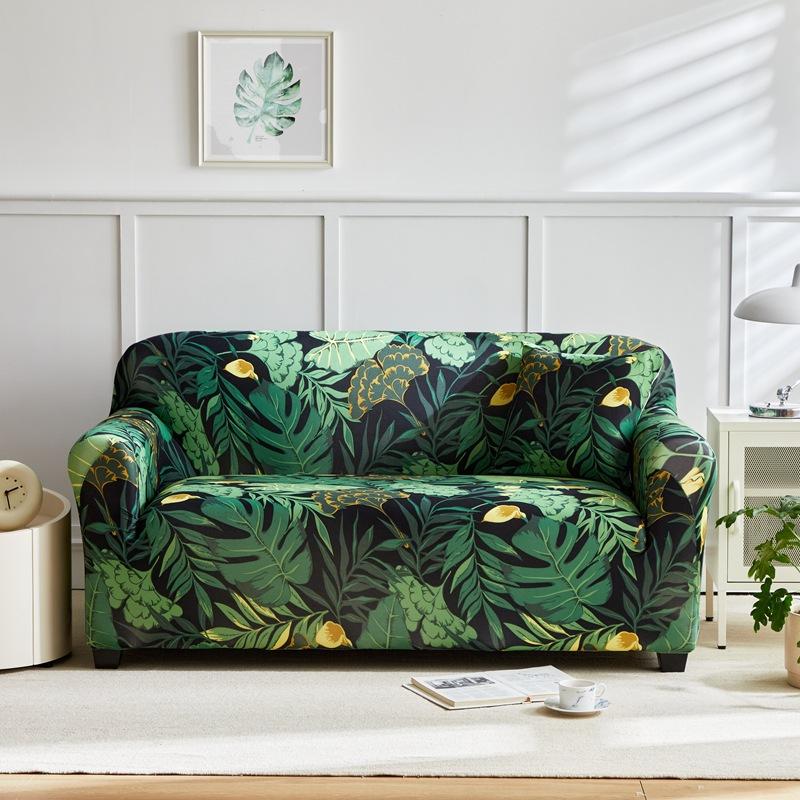 Anti Slip and Dust Proof Fabric Sofa Cover Cloth Ins Wind Elastic Sofa Cover Sofa Towel All Inclusive for All Seasons