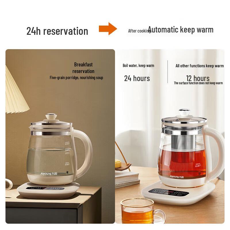 Joyoung 1,5L Multifunctionele Automatische Gezondheidsketel CN-stekker (adapter meegeleverd)