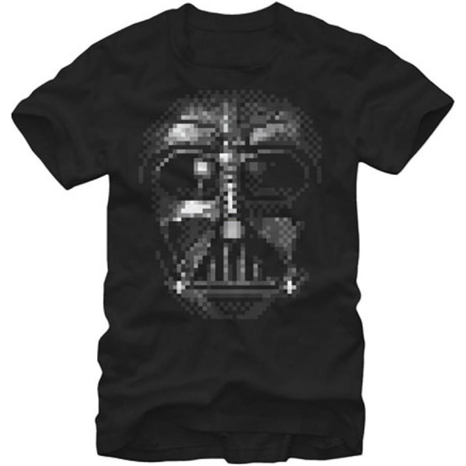 Star Wars Mens Pixel Face T-shirtT-Shirt S