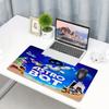 Cosmic Bot Crew Print Mouse Pad, Anti‑Slip Desktop Keyboard Mat, for PC Laptop Gaming Working Daily Use, Cool Festival Surprise Gift