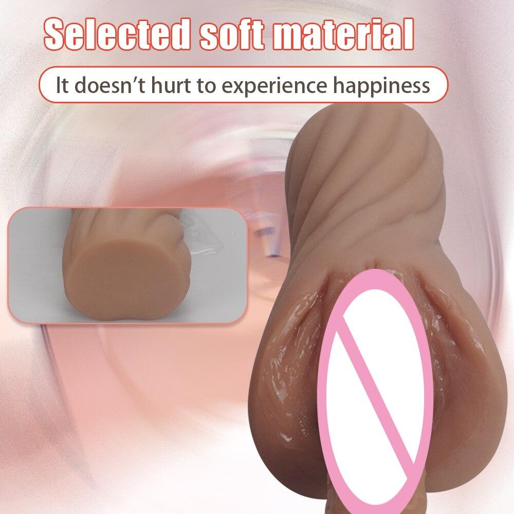 Realistic Vagina Sex Toys for Men Pussy Male Masturbator Oral Double Hole 2 In 1 Silicone Intimate Sex Shop Male Erotic