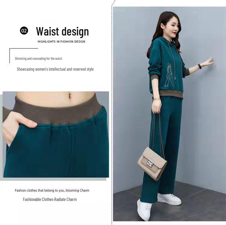 2025 Spring & Fall Loose Fit Slimming Casual Sports Suit – Fashion-Forward, Age-Defying, and Trendy