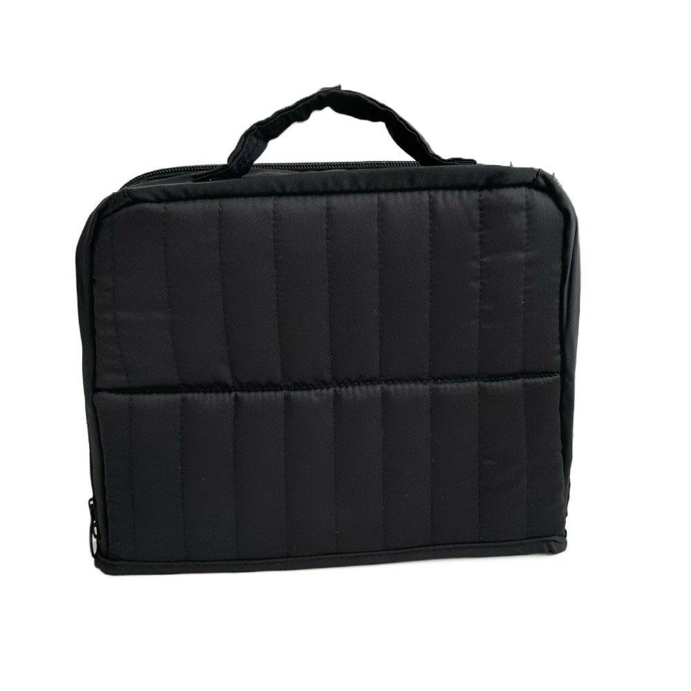 

Vertical Style Skincare Storage Bag Solid Color Cosmetic Organizer Women Makeup Bag Bathroom чорний