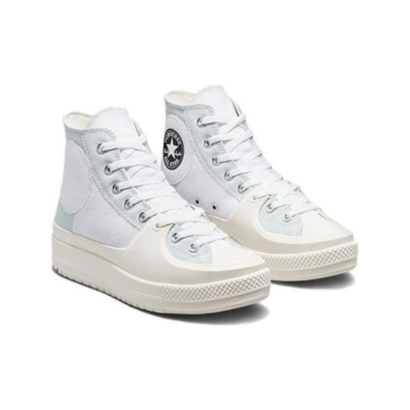 Converse Chuck Taylor All Star Construct Colorblock Unisex High Canvas Shoes Casual Silver White A05042C