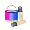 K52 Smart Karaoke Speaker Night Light for Kids Portable Bluetooth Speaker with 2 Wireless Microphones For Christmas Gifts
