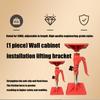 Tool Less Mounting System For Elevated Cabinets Height Adjustable Metal Bracket Universal Kitchen Bathroom Application