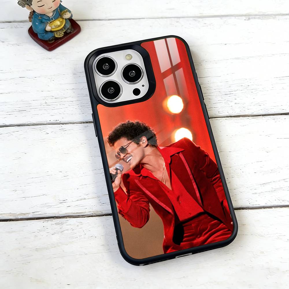Singer B-Bruno M-Mars Phone Case For iPhone17,16,15,14,13,12,11 Plus,Pro Magnetic with Magsafe Wireless Charging