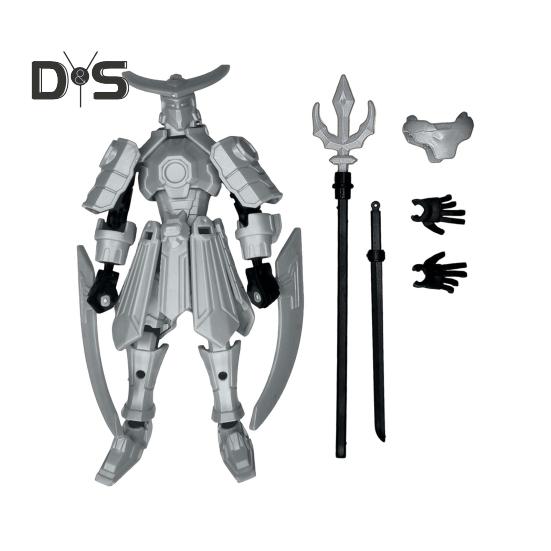 

Фигурка робота с аксессуарами, подвижные суставы, 3D-печатная модель робота, игрушка для снятия стресса, шарнирная фигурка-манекен, украшение