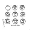 9x Christmas Cookie Cutter Set Cookies DIY Stainless Steel Biscuit Model for