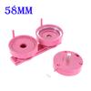 32-75mm Badge Button Mold Interchangeable Die for Button Maker Round/Heart Shaped Mold Badge Pins Parts Supplies for DIY Making