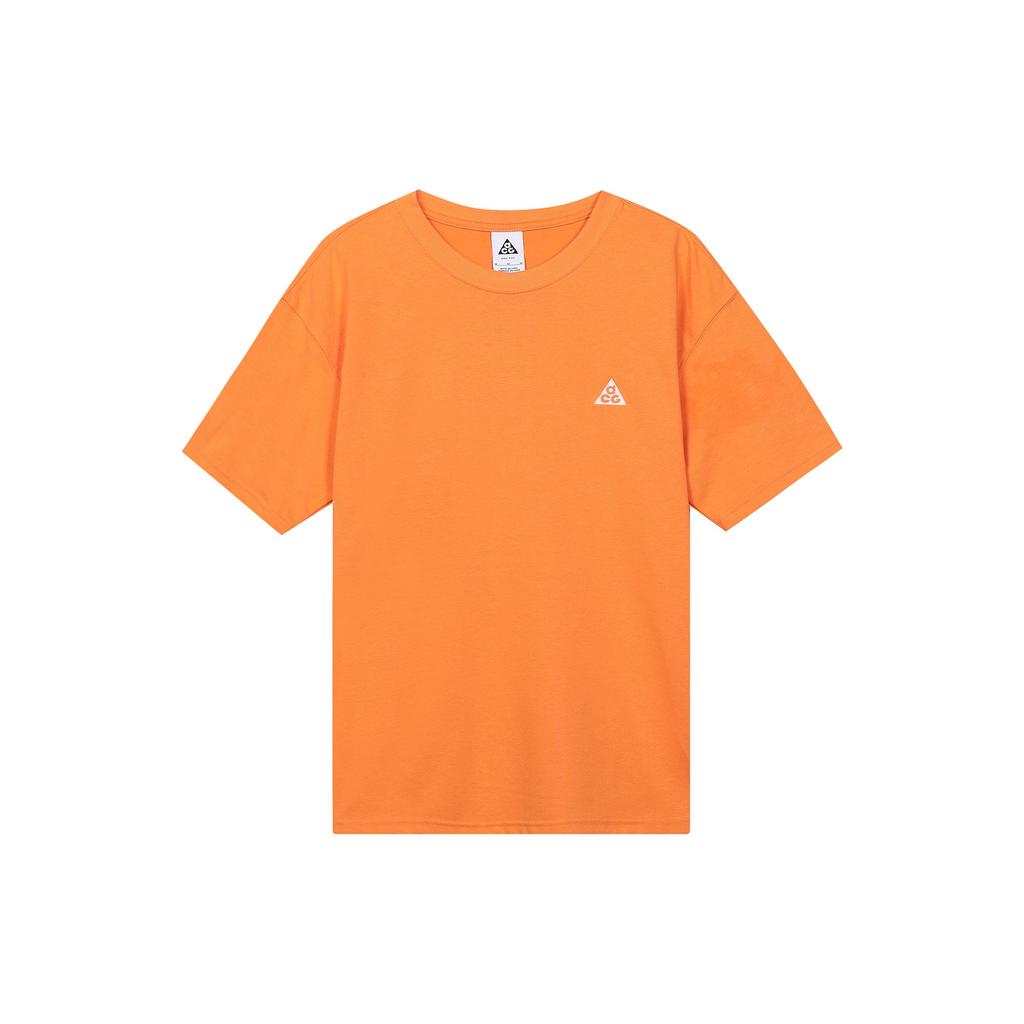 Nike ACG Dopamine Letter Print Loose Fit Crew Neck T-Shirt With Drop Shoulder Men Tops Orange DJ3643-885