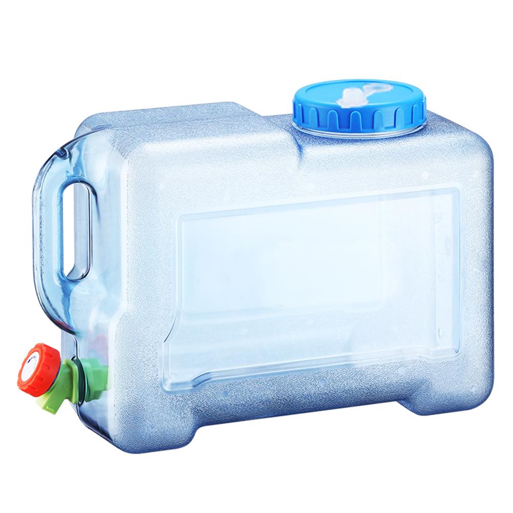 5L-20L Portable Tank Container Leak Proof Large Capacity Water Container Square Beverage Water Container with Faucet for Outdoor