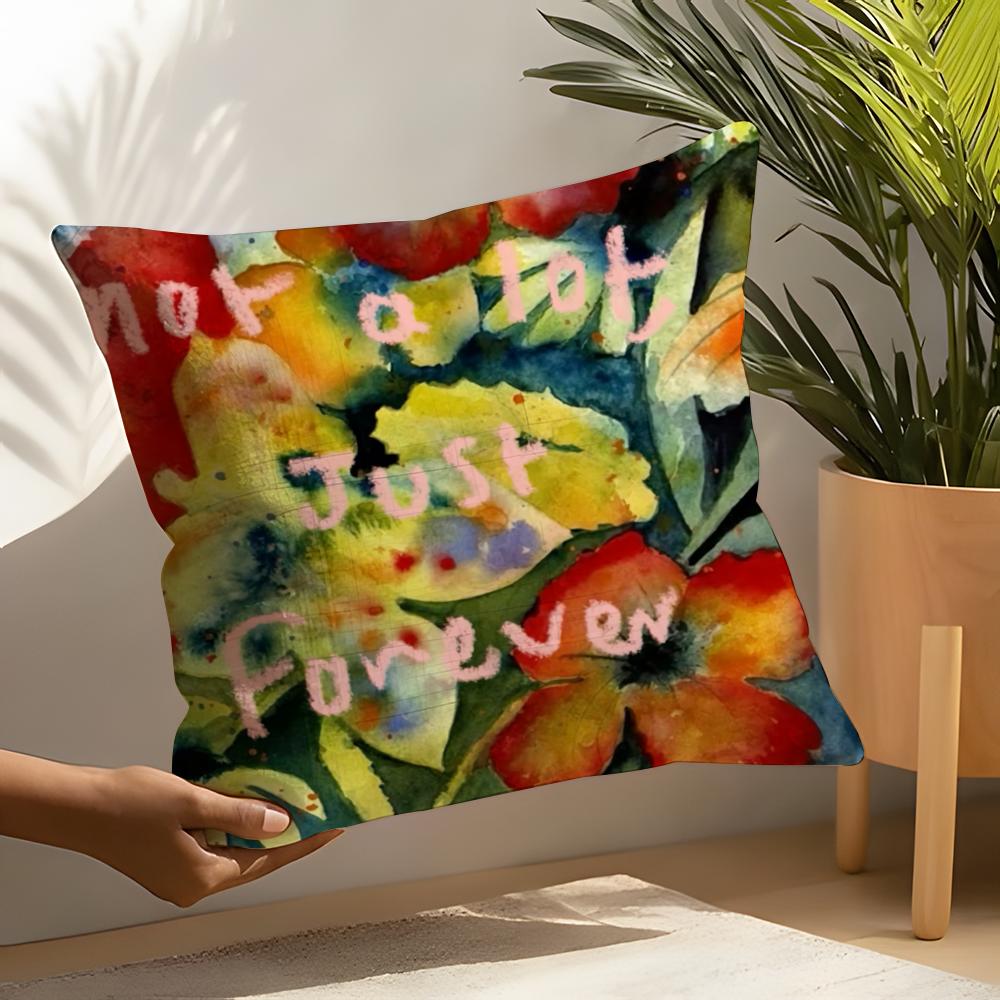 Adrianne Lenker - Songs Album Art Pillow Case Linen Cushion Covers For Decorative Sofa Home Pillows Case Car Chair Pillows Cases
