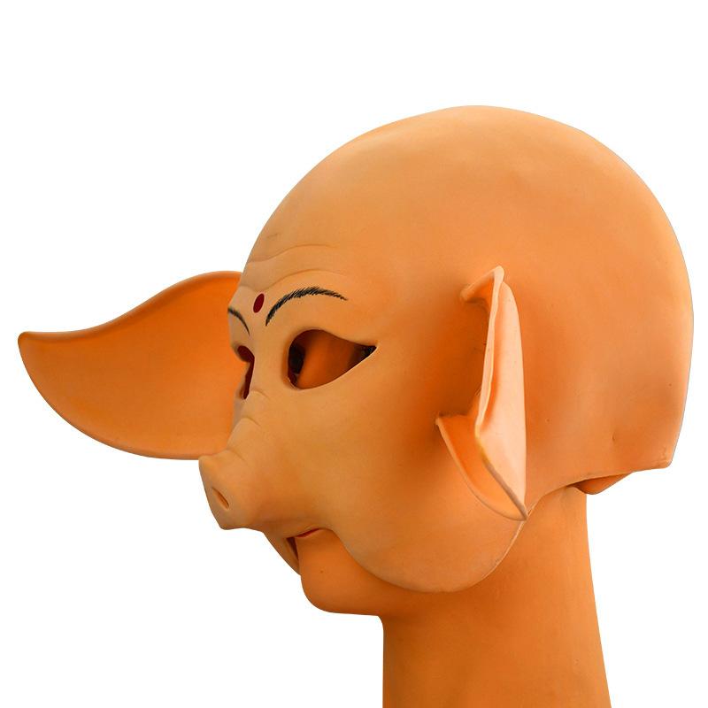 Black Wukong Myth Zhu Bajie Pig Cosplay Latex Mask Performances Halloween Party