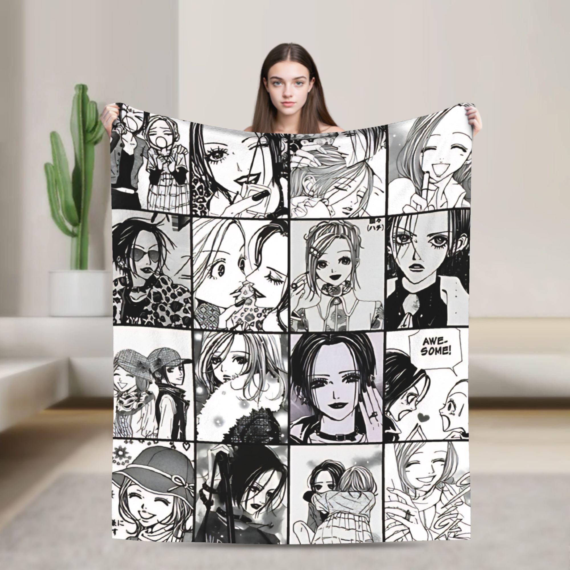 

Nana Osaki Ai Yazawa Blanket Anime Wool Throw Blanket Bedroom Sofa Decoration Soft Warm Bedsprea 100x150cm