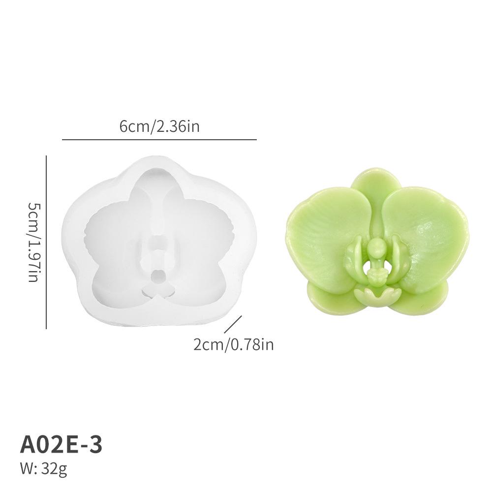 3D Floral Silicone Mold: 19 Flower Shapes for Fondant, Cake, and Candle DIY