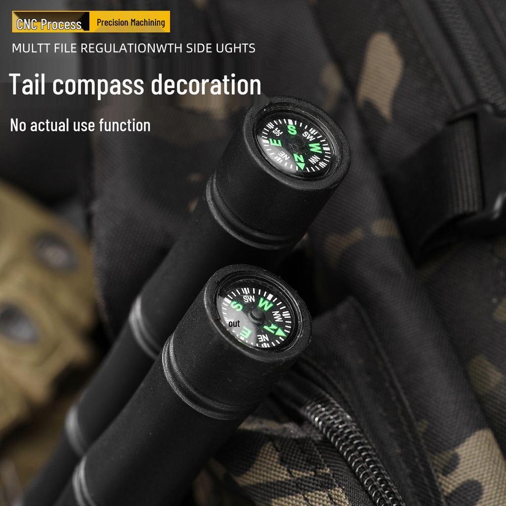 Multi-Functional Compact Entrenching Shovel - Car-Mounted Tool for Camping, Fishing, and Soil Loosening