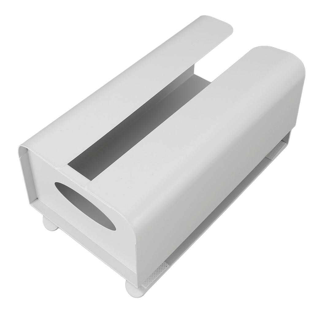 Wandmontierte Taschentuchbox Kohlenstoffstahl Taschentuchspender Einfache Installation Platzsparend Toilettenpapier