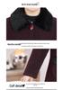 Winter Velvet Lapel Coat for Middle-Aged Women - Faux Mink, Loose Fit, Woolen, Plus Thick Layer