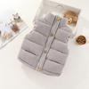 Baby Corduroy Cotton Vest Toddler Sleeveless Outerwear Quilted Padded Waistcoat for Children Lightweight Warm Layered Clothing