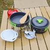 Highest Quality Non-Toxic Anodized Aluminum Camping Cookset  Mess Kit for Backpacking Gear Camp Kitchen Equipment