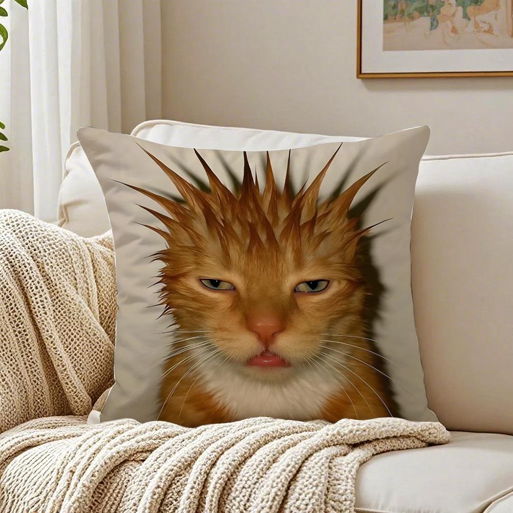 Funny And Interesting Animals Funs Cushion Cover Pillowcase Antidustmite Living Room Sofa Decor Cushion Room
