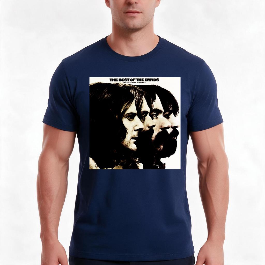 International Band In Tour Favorite The Byrds Band Classic Tshirt Summer Casual Cotton Tee Oversized Streetwear Tops