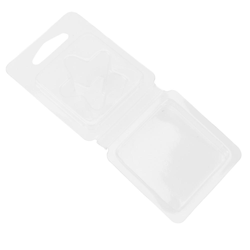 100Pcs Star Shape Clamshell Container Flip Cover Design Candle Making Mold  Handmade Candle Design
