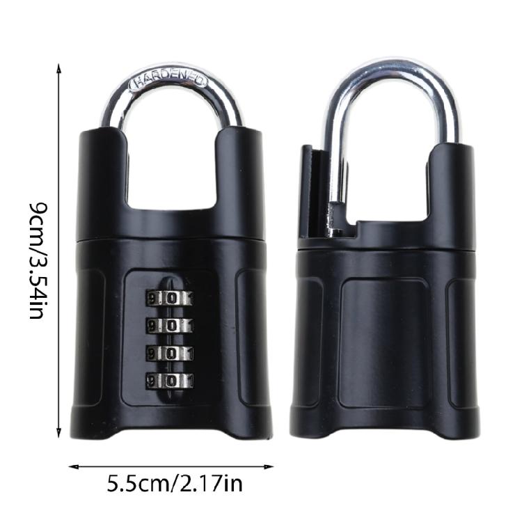 Heavy Duty Combination Padlock Weatherproof Gym Locker Lock Outdoor High Security Padlock  for Indoor and Outdoor