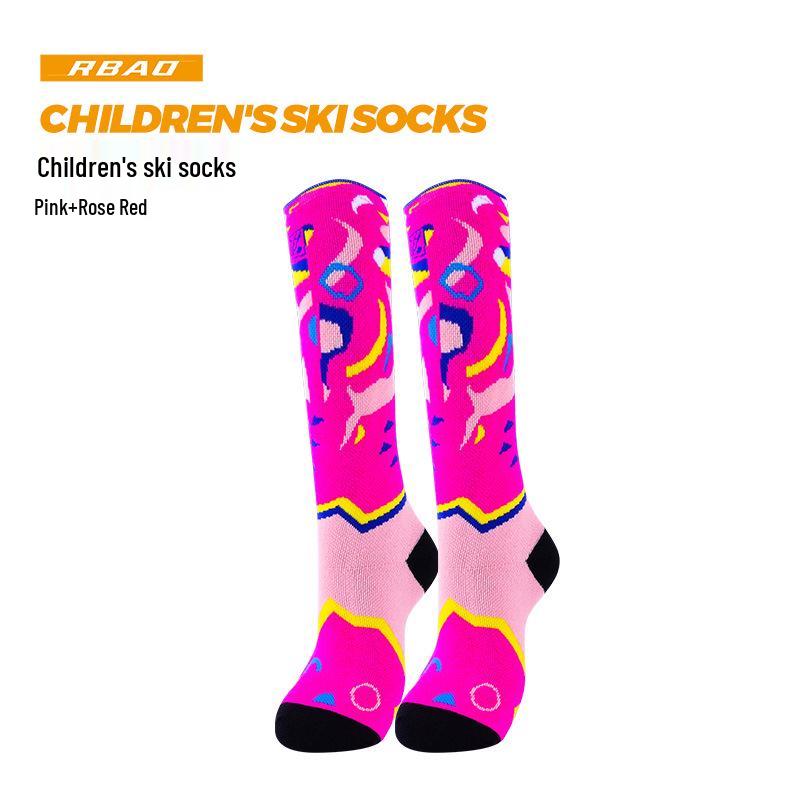 

Детские зимние носки из мериносовой шерсти для катания на лыжах и коньках - толстые, теплые, длинные, для мальчиков и девочек S (EU 28-32) Foot Length 15-20cm Age 3-6