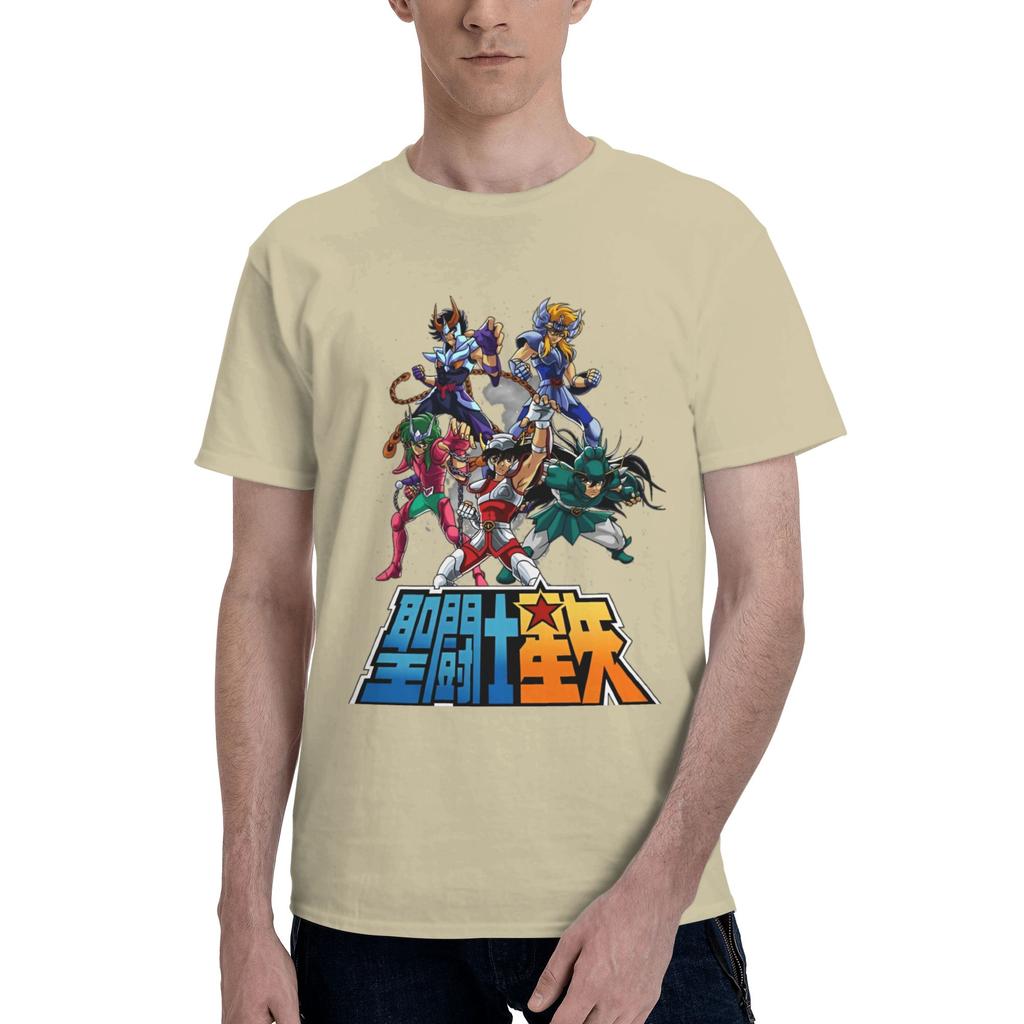 Knights of The Zodiac Unisexs TShirt Clothes Saint Seiya Funny Tee Shirt Short Sleeve Fugees