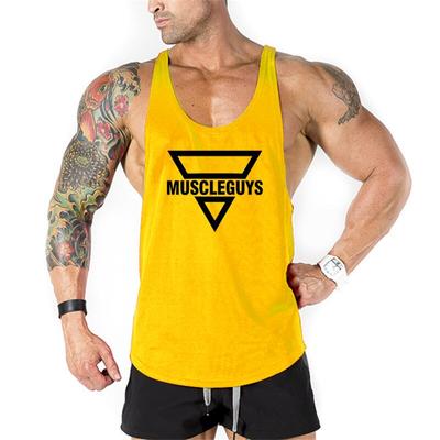 Fitness Training Bodybuilding Stringer Singlet Glamour Comfortable Loose Tank Top Youth Vitality Cotton Vest Summer Men's Sports