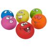 6Pcs Hund Spielzeug Cartoon Lächeln Gesicht Hund Ball Spielzeug Beißen Widerstand Interaktive
