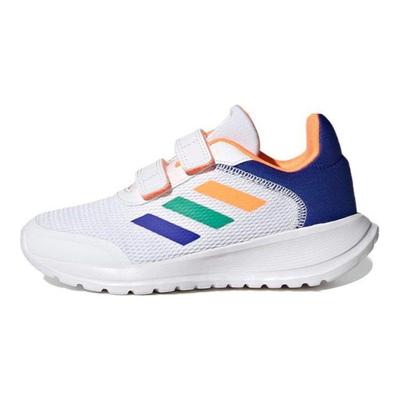 Adidași pentru copii Tensaur Run 2.0 K Alb Portocaliu Albastru Lucid Alb-Nor Portocaliu Strălucitor HQ1268