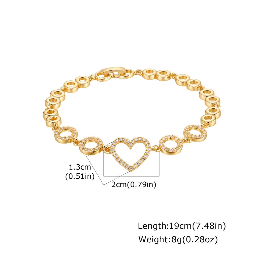 Elegant Luxury Flower Copper Bracelet Women'S Color Zircon Multi-Style Jewelry Accessories Bracelet Fashion Pbr-266