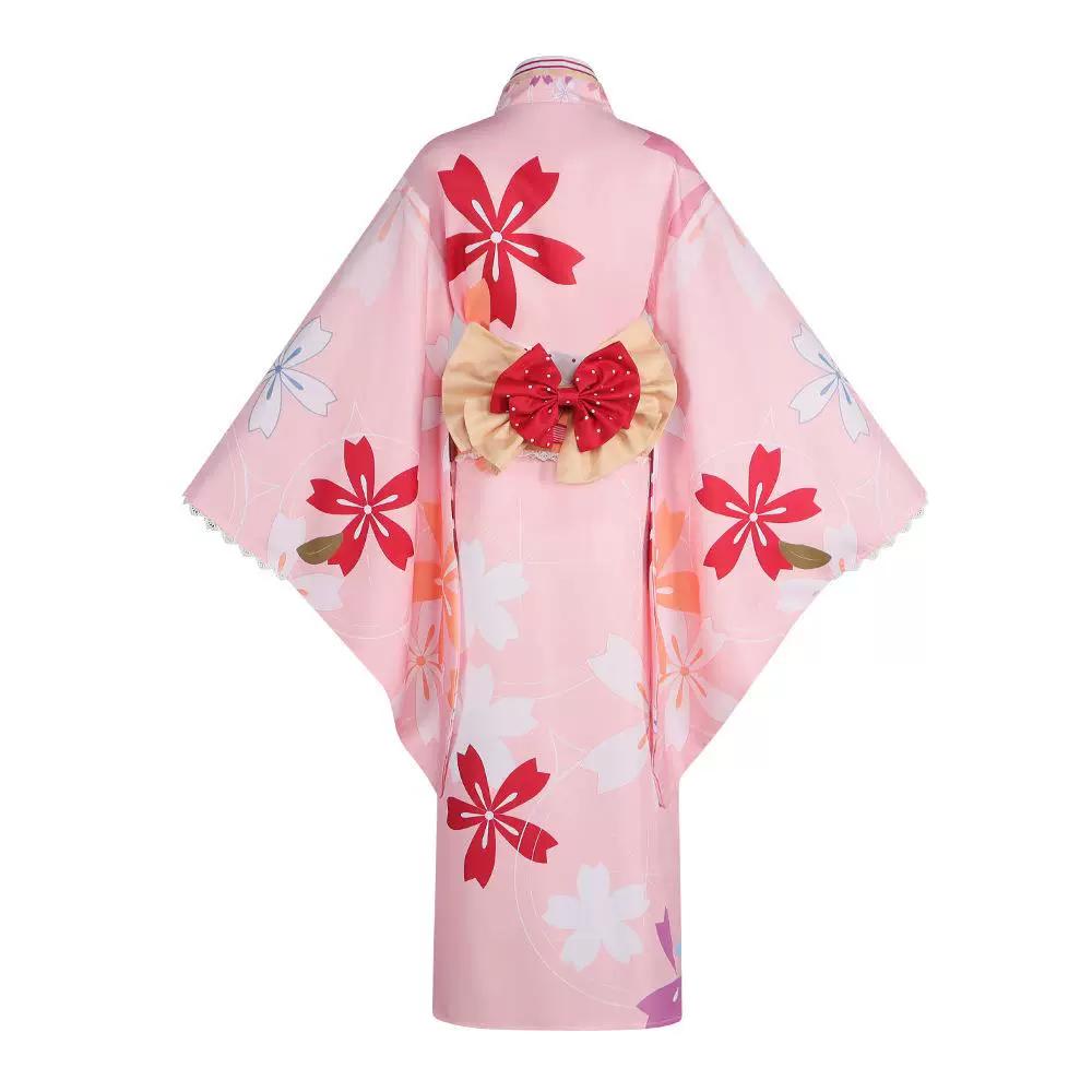 Puella Magi Madoka Magica Kaname Madoka Cosplay Kimono Anime Carnival