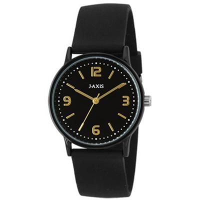 J-AXIS Women's HL205-BK (Women's Black Sun Flame) Round Watch Black Analog