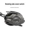 Explosion-Proof Baitcasting Reel: Metal, Versatile Lure Fishing Tackle for Long-Cast and Spinning, Sea Rod Compatible.