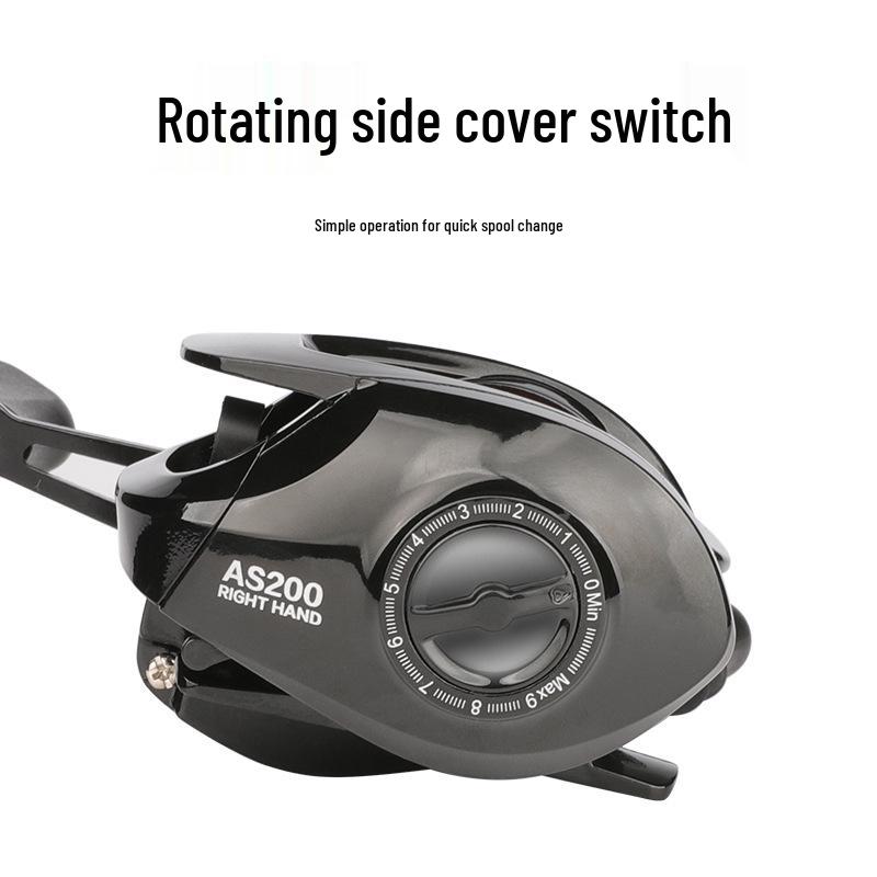 Explosion-Proof Baitcasting Reel: Metal, Versatile Lure Fishing Tackle for Long-Cast and Spinning, Sea Rod Compatible.