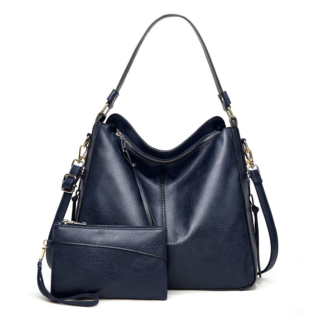 Luxury Soft PU Leather Women's Tote Bags Casual Female Shoulder Bags Simple Large Capacity Crossbody Bags Ladies Handbags
