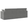 Floor Sofa Bed Dark Grey 213 X 70 X 77 Cm Velvet
