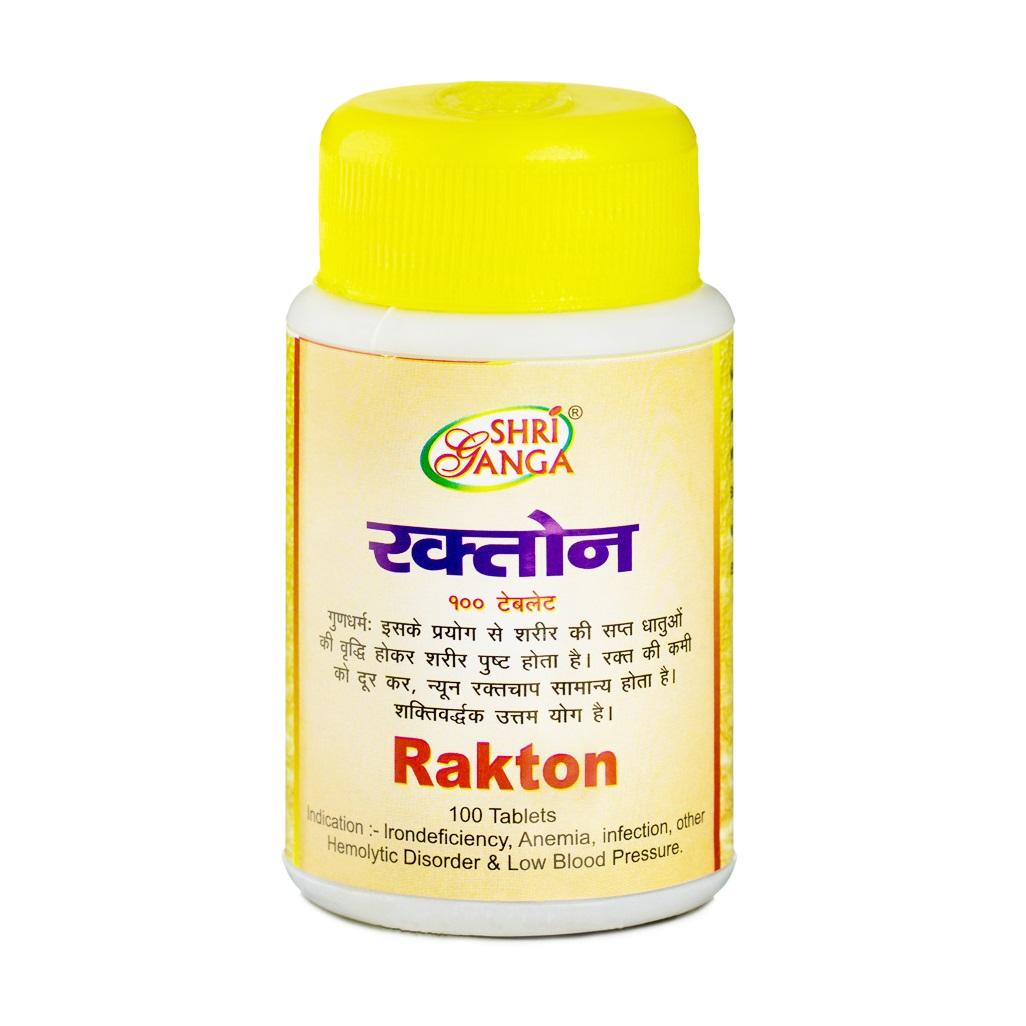 

Рактон (100 таб), Rakton, Shri Ganga Pharmacy