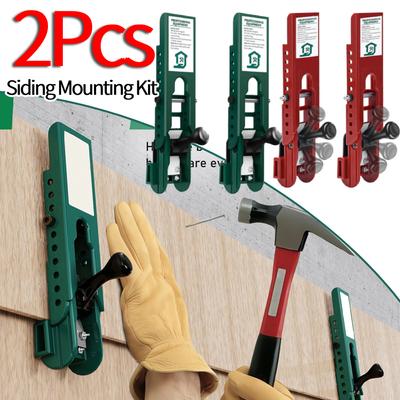 2 יחידות כלי התקנת חיפוי קירות ערכת התקנת חיפוי קירות עם מרווחים מתכווננים פלדת פחמן להתקנת חיפוי קירות לחזית הבית