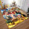 "Colorful Anime Pirate Design Carpet for Home Décor, Living Room Rug" Suitable for use as an anti-slip for living room bedroom sofas