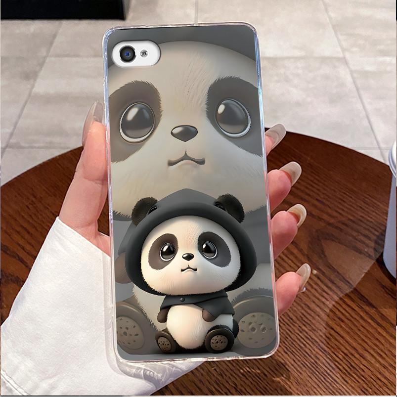 Für iPhone 4/4s/5/5s Hülle Klar Luxus Niedlich Liebesherz Hase Lustig TPU Weiches Silikon Handyhülle Für iPhone 4 4s 5 5s Rückseite