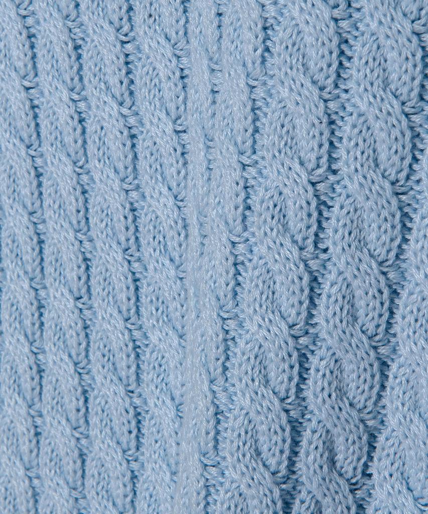 LEE Women'S Cable Crop Knit Sky Blue