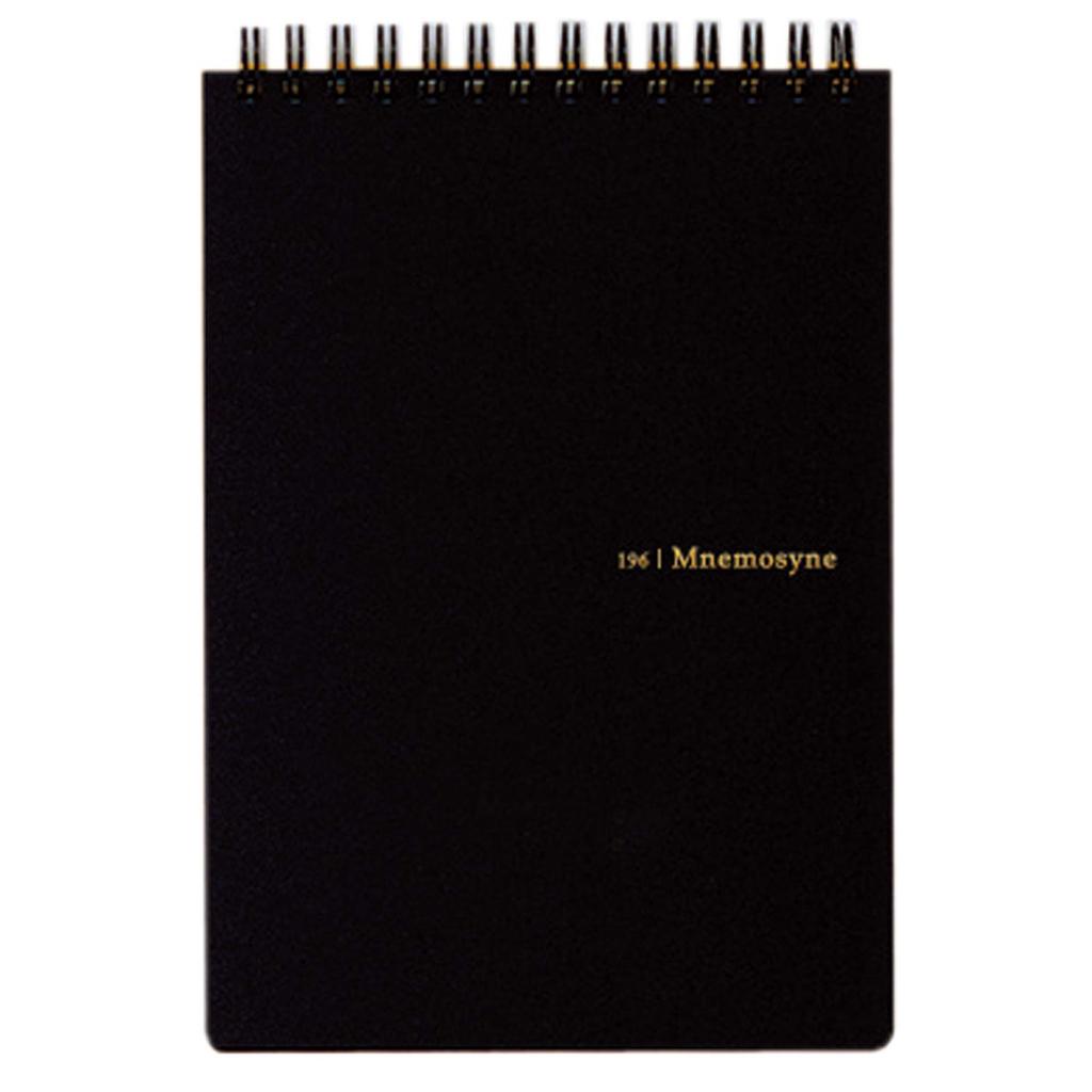 Maruman B6 Notebook Mnemosyne 7mm Ruled N196A Black     Durable, Sleek Design, Perfect for Work